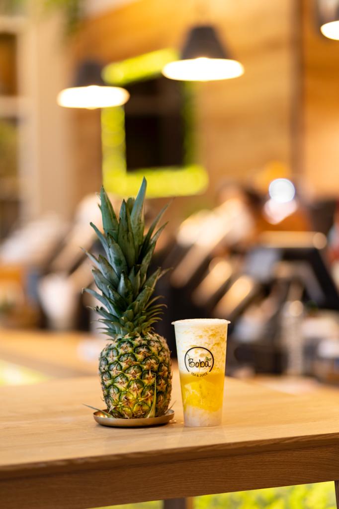 Pineapple fresh fruit infused tea