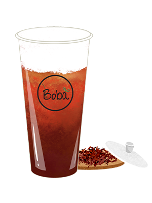 Cream cheese tea oolong tea